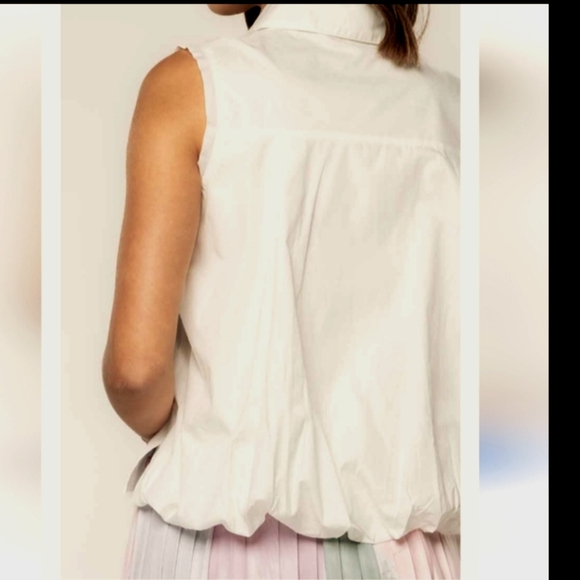 Zara- white bluse - Picture 1 of 8